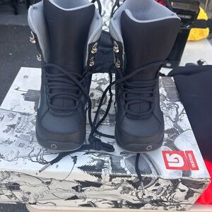 Burton Grom Lace Black Boots